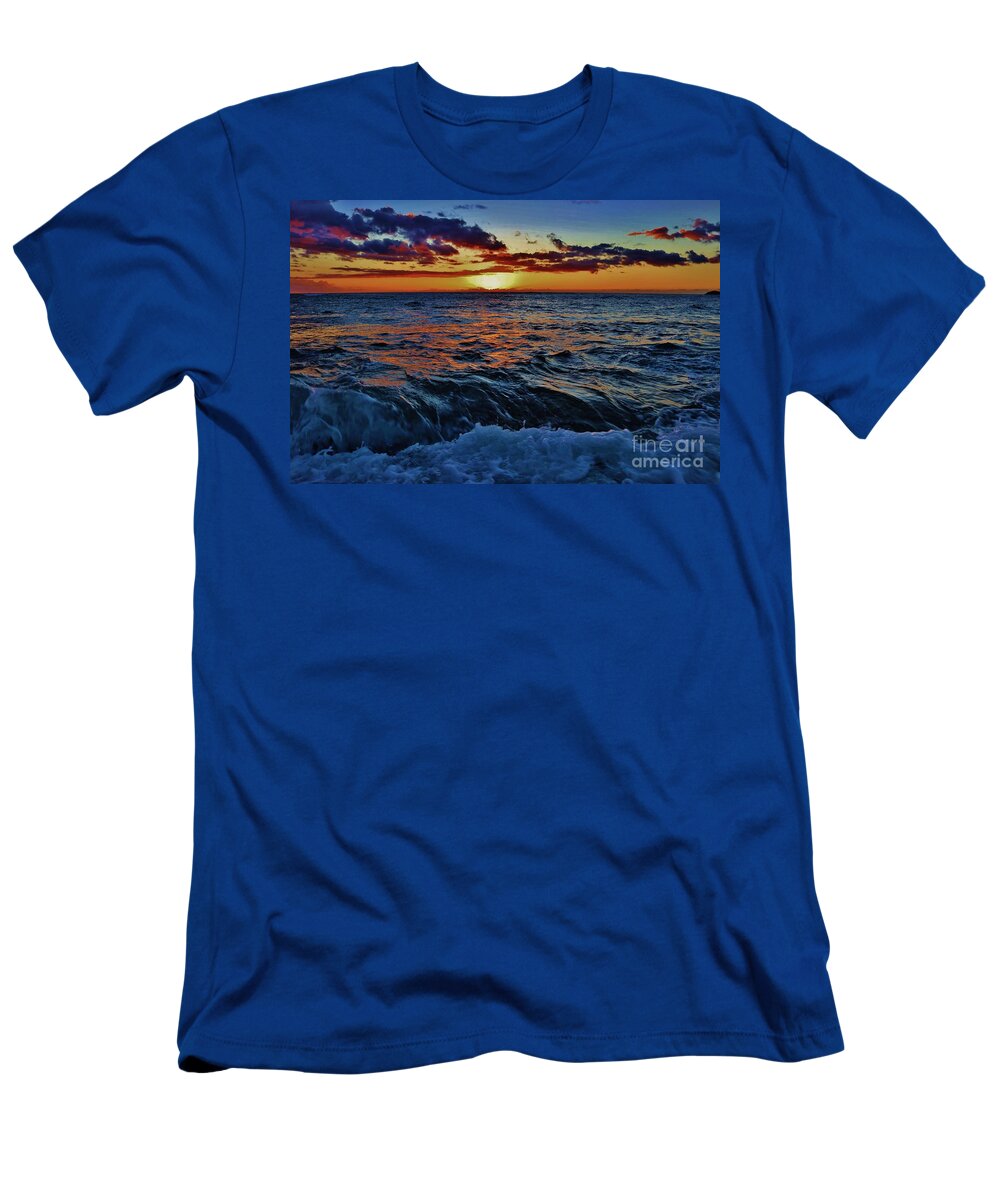 Sunset T-Shirt featuring the photograph Fluid Sunset by Craig Wood
