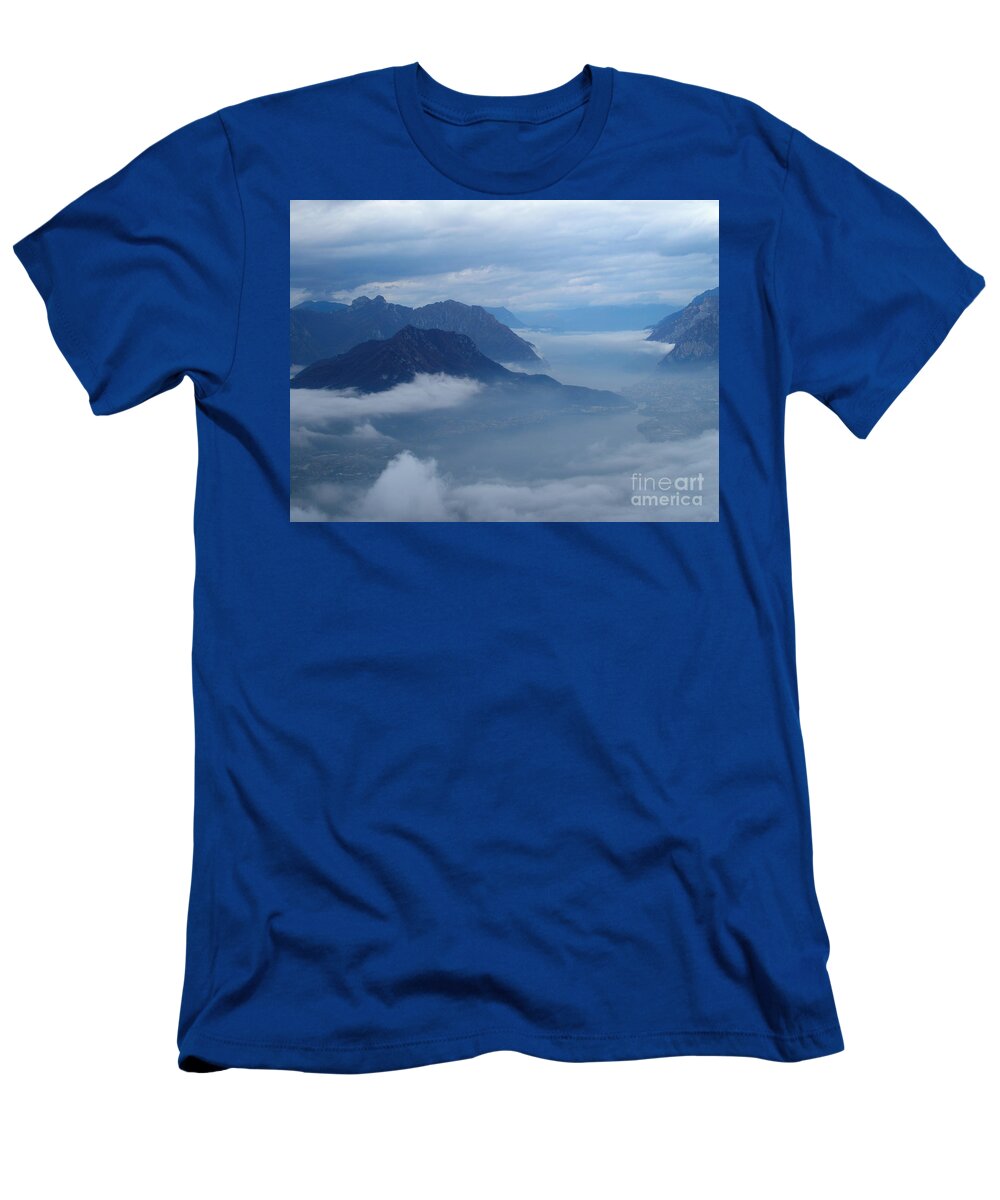Fog T-Shirt featuring the photograph Fog and Clouds by Riccardo Mottola