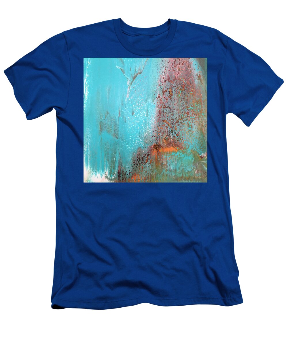 Abstract T-Shirt featuring the painting Fortuity by Soraya Silvestri