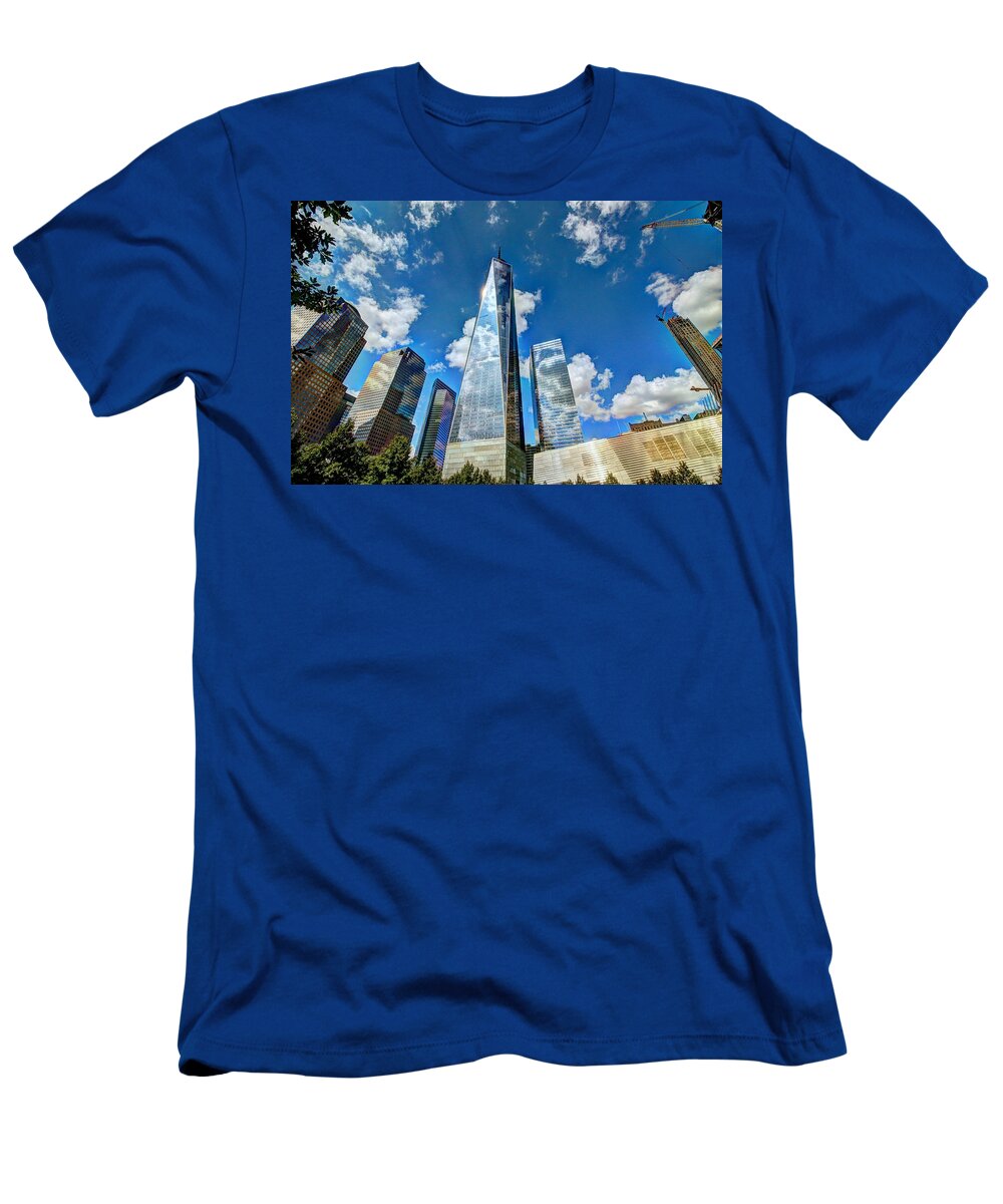 Tower T-Shirt featuring the photograph The Freedom Tower by Allen Beatty