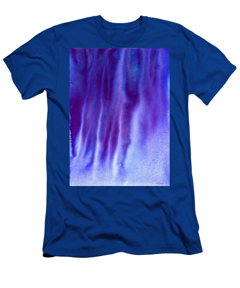 Frost T-Shirt featuring the painting Frosty Evening by Hakon Soreide