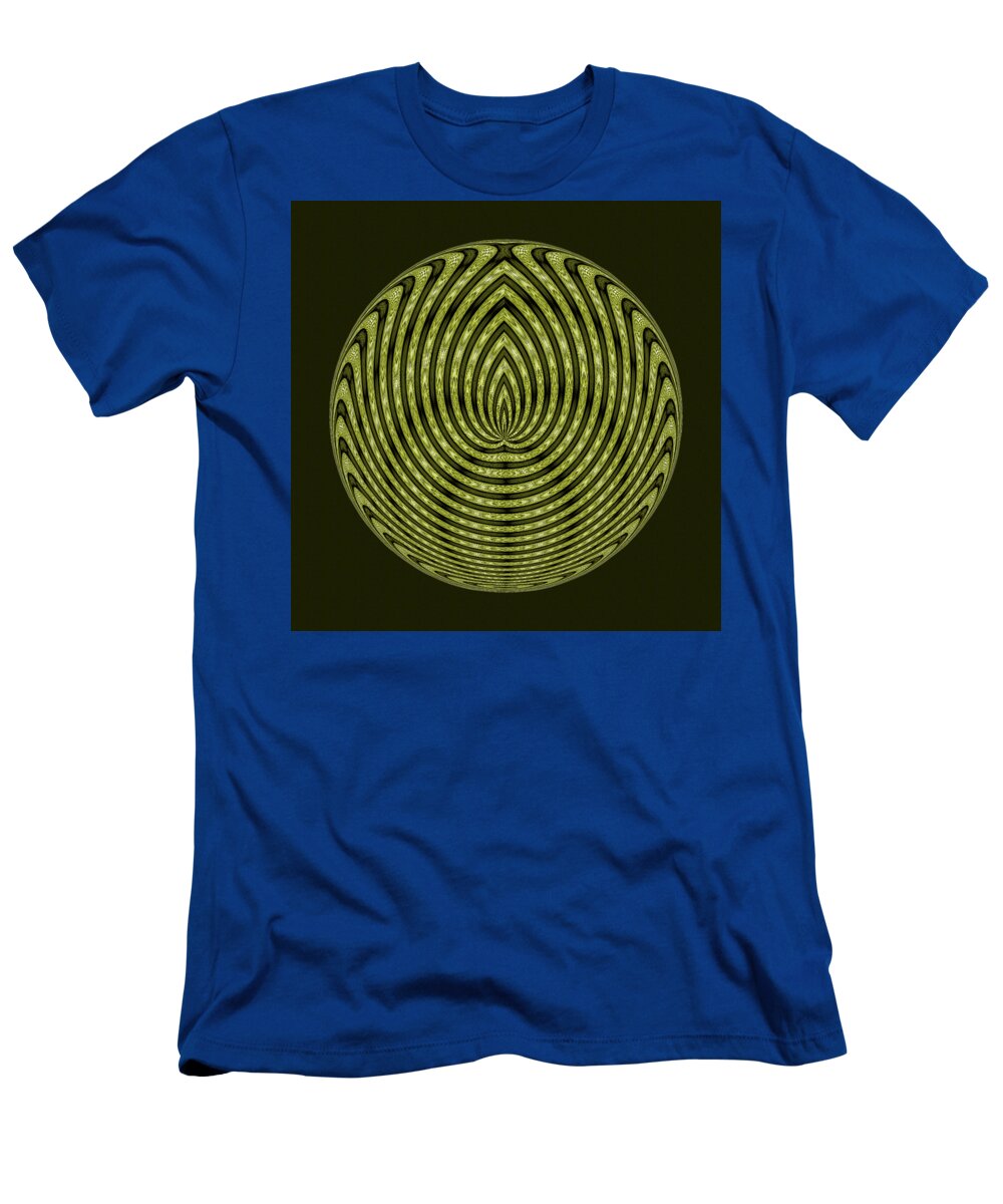  T-Shirt featuring the digital art Gaia Medallion by Doug Morgan
