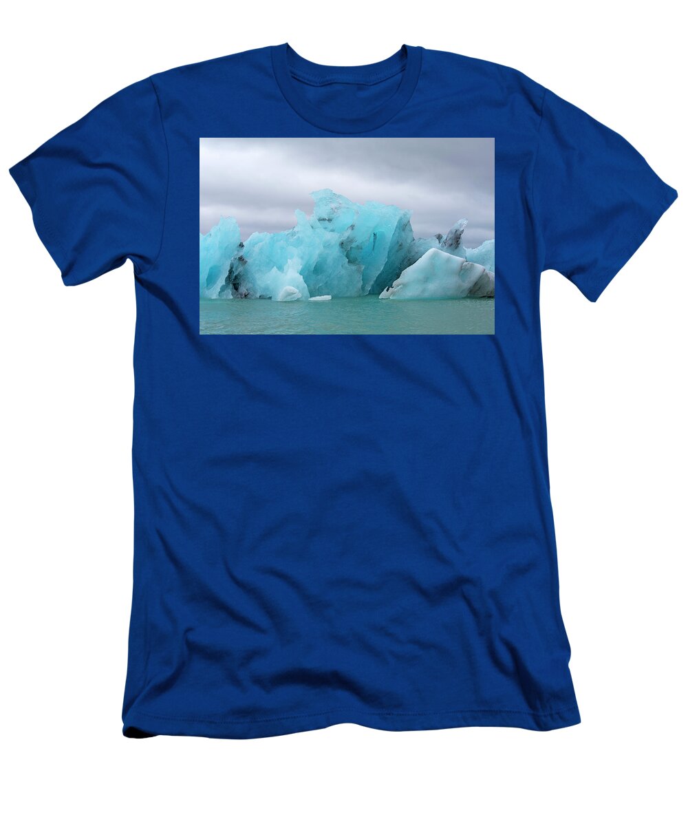 Iceland T-Shirt featuring the photograph Get Inspired Glacier Lagoon by Betsy Knapp