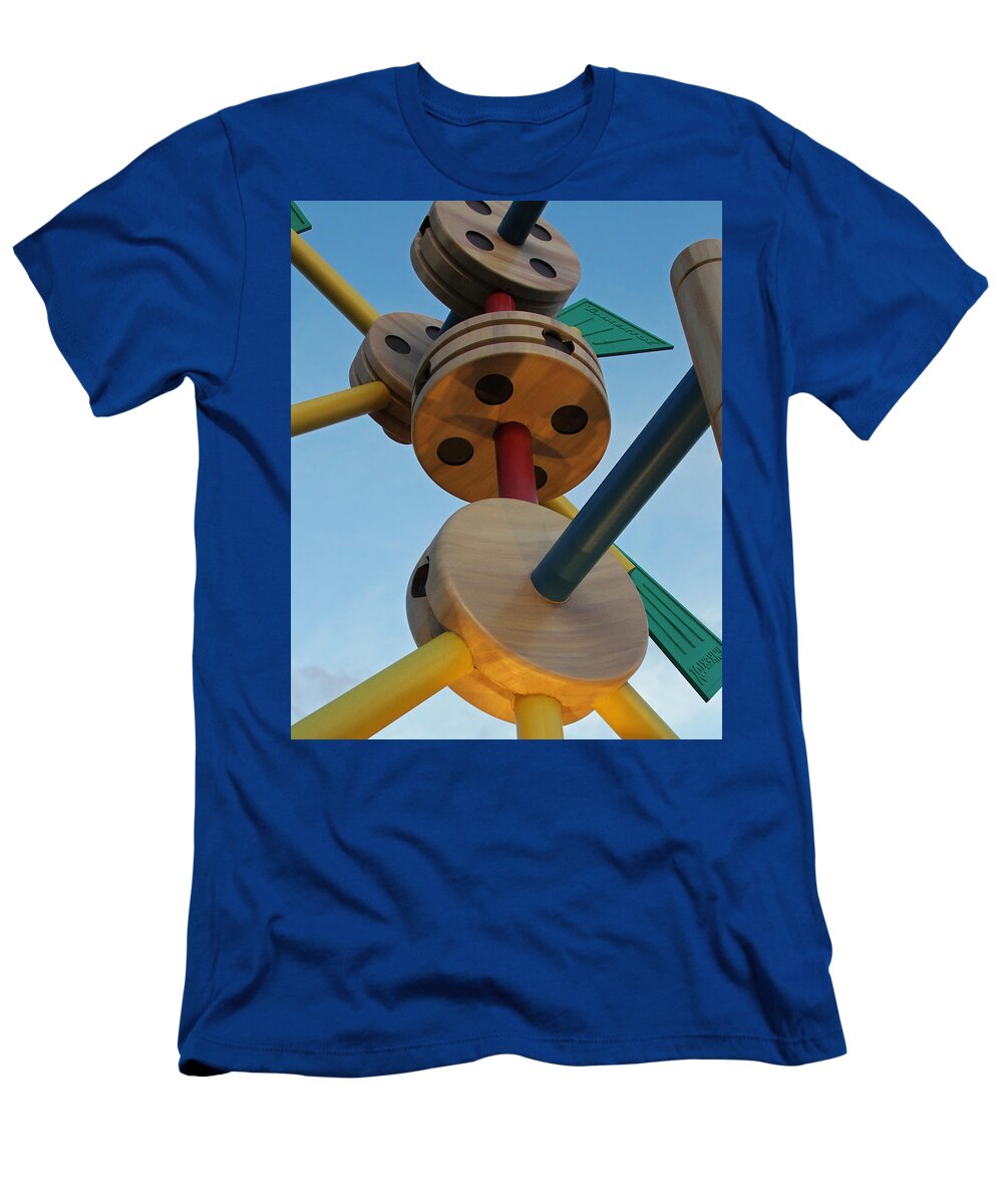 Tinker Toys T-Shirt featuring the photograph Giant Tinker Toys by Jackson Pearson