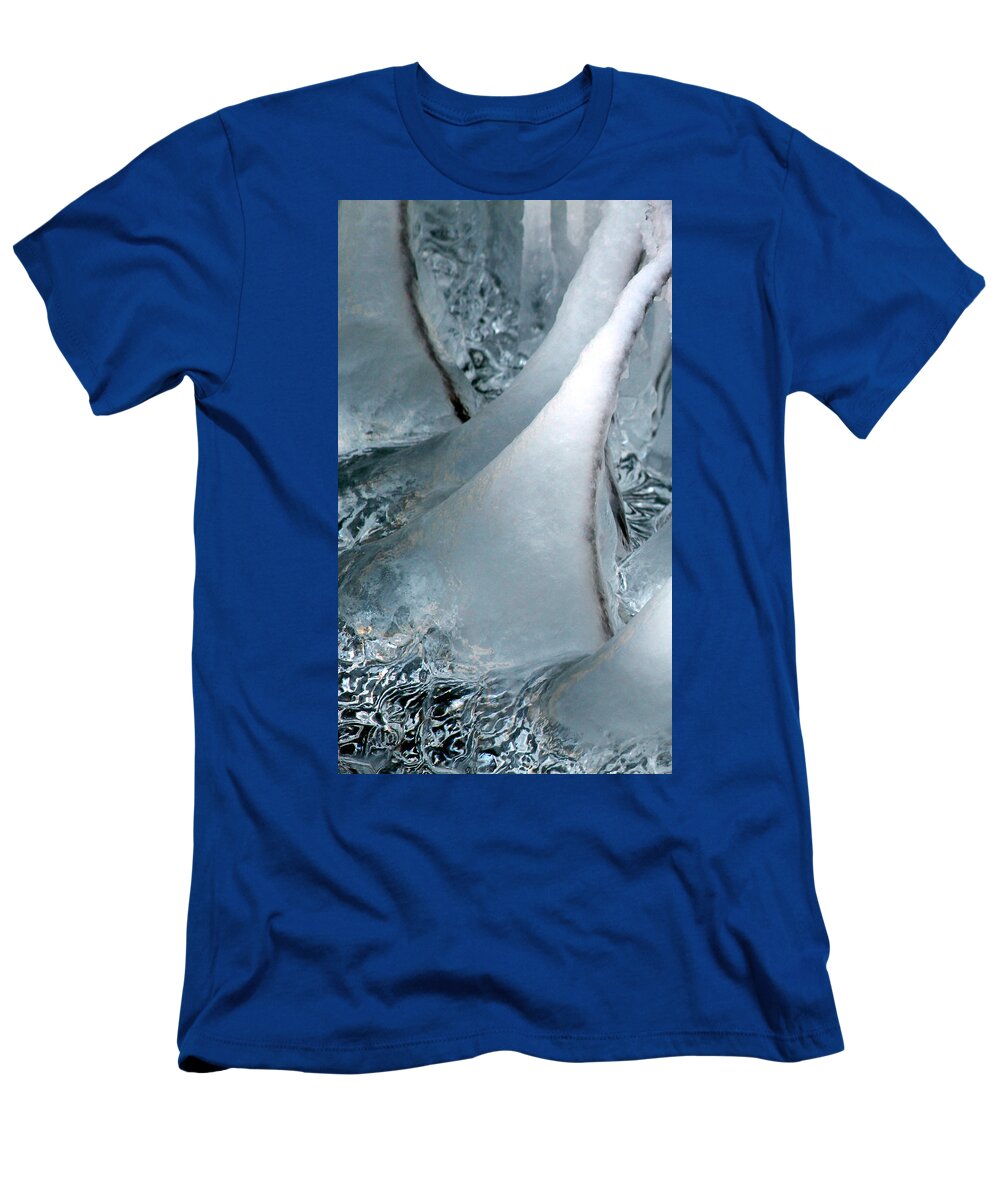 Ice T-Shirt featuring the photograph Glacis - Well Known Silence by Annekathrin Hansen