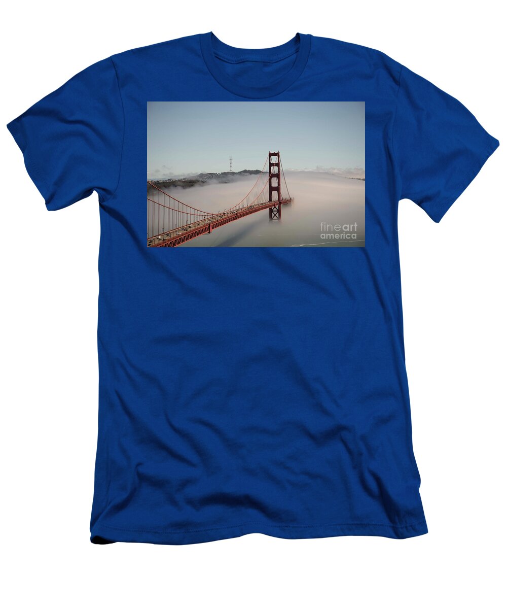 Golden Gate Bridge T-Shirt featuring the photograph Golden Gate Bridge by David Bearden