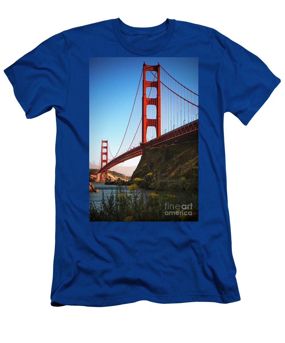 Sfo T-Shirt featuring the photograph Golden Gate Bridge Sausalito by Doug Sturgess