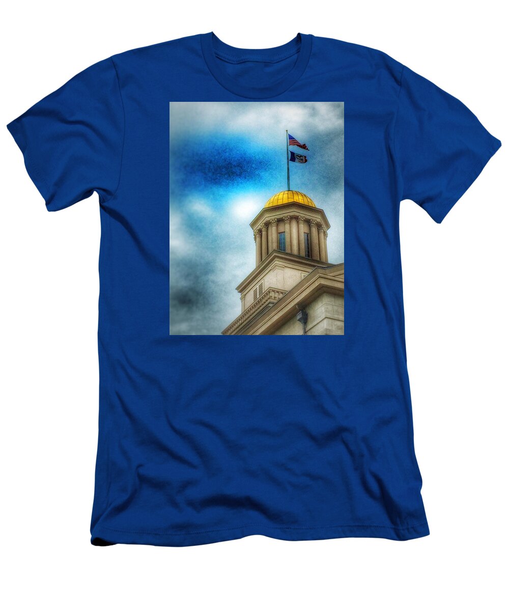 Iowa T-Shirt featuring the photograph Golden Shine by Jame Hayes