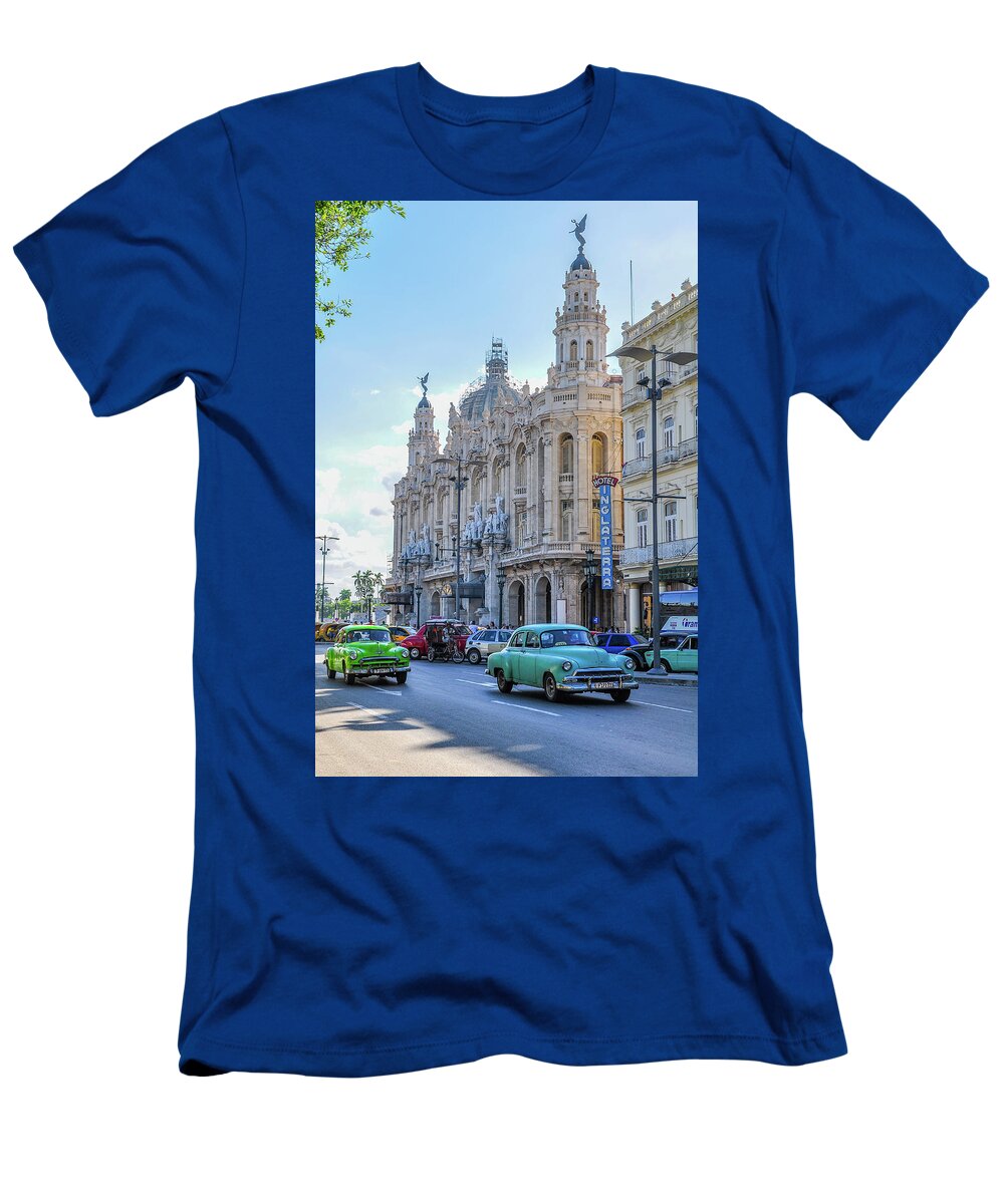 Caribbean T-Shirt featuring the photograph Gran Teatro de la Habana by Joel Thai