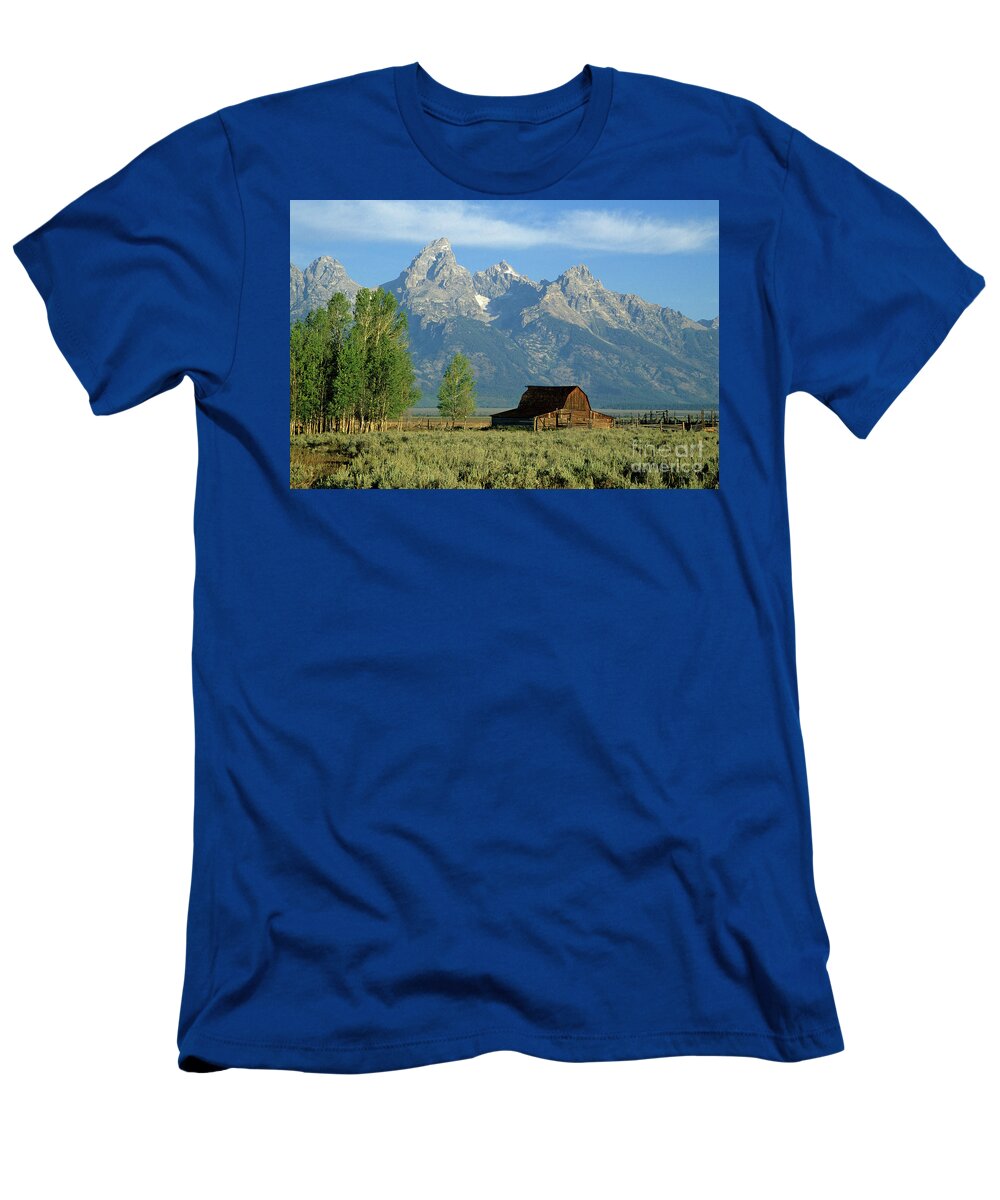 Barn T-Shirt featuring the photograph Grand Teton National Park, Wyoming by Kevin Shields