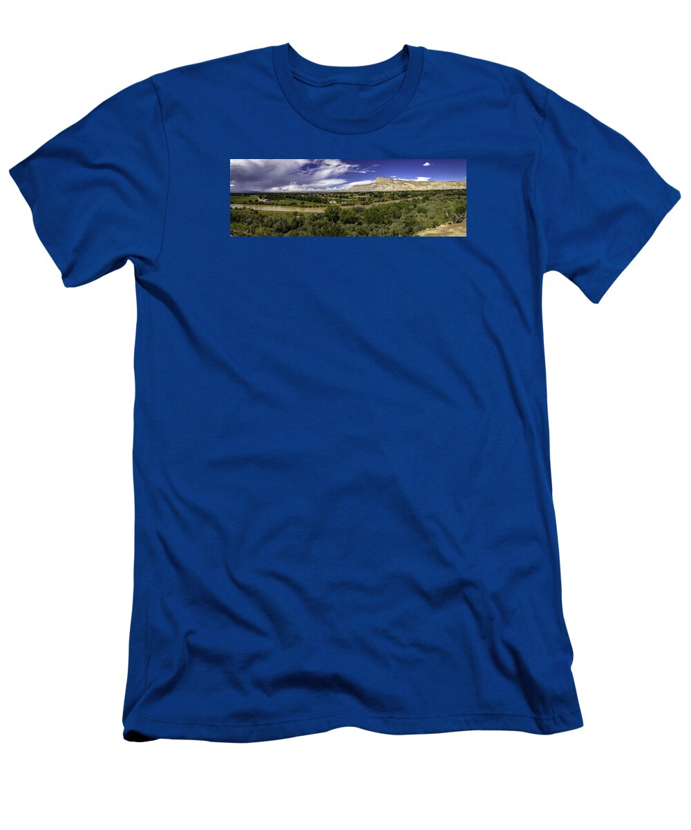Colorado T-Shirt featuring the photograph Grand Valley Panoramic by Teri Virbickis