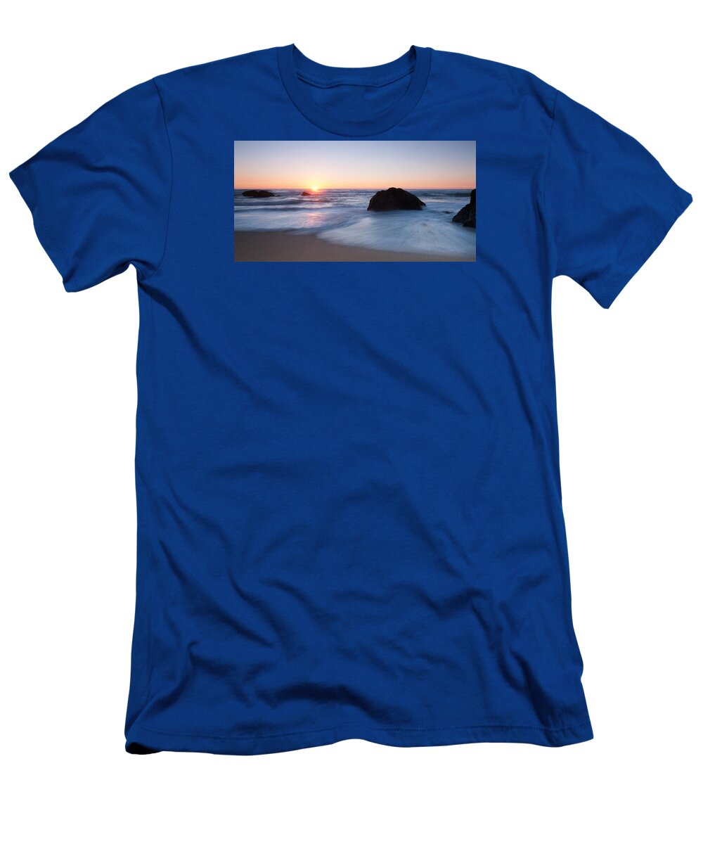 Gray Whale Cove State Beach T-Shirt featuring the photograph Gray Whale Cove State Beach 3 by Catherine Lau