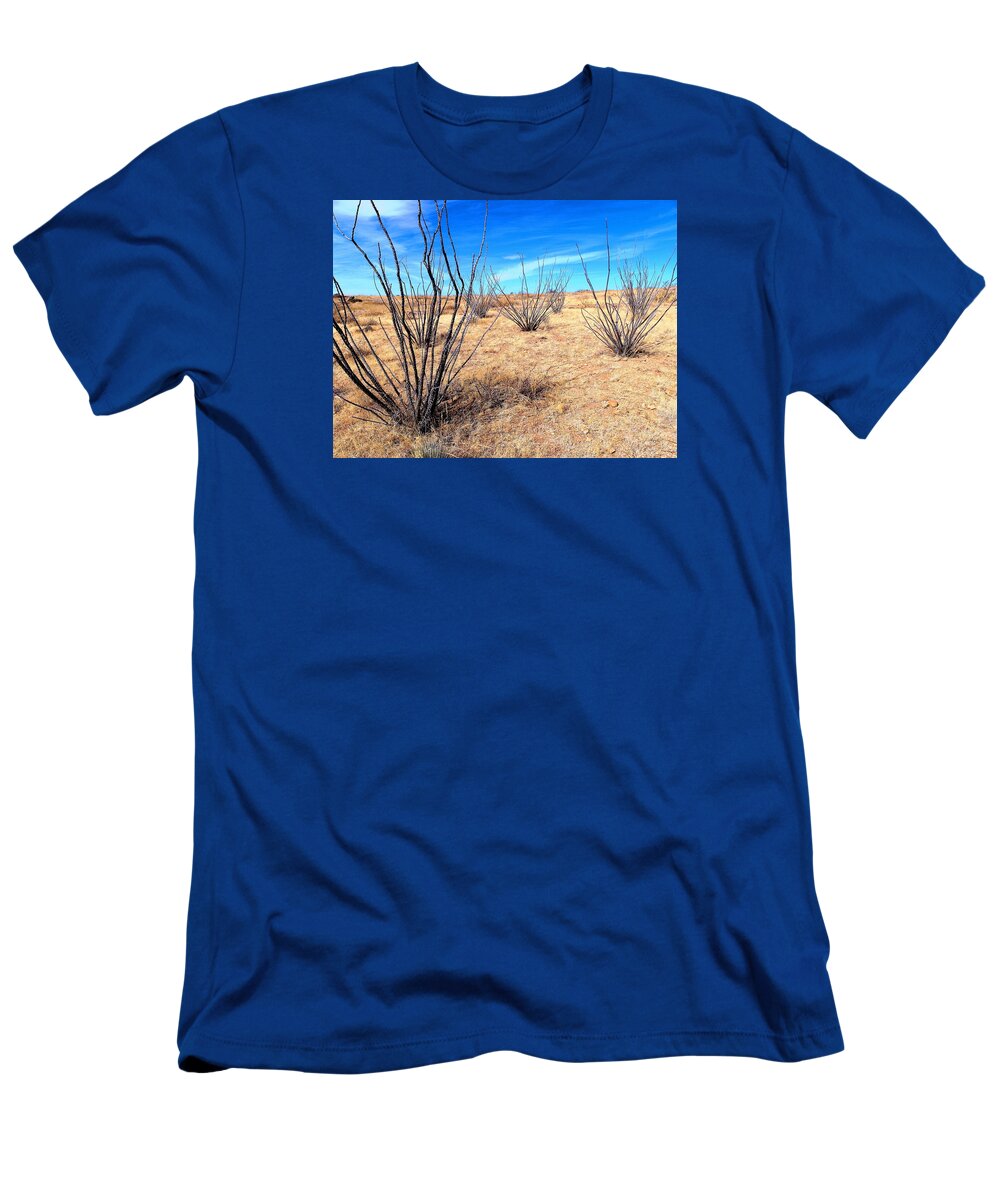 Desert T-Shirt featuring the photograph Ground Level - New Mexico by Christopher Brown