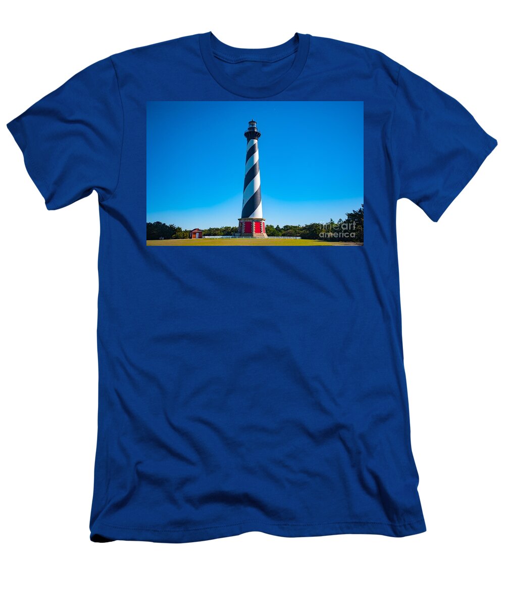 Hatteras Lighthouse T-Shirt featuring the photograph Outer Banks OBX #5 by Buddy Morrison