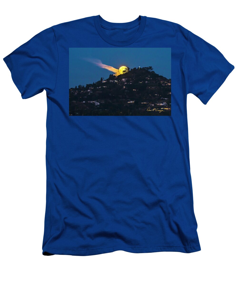 Full T-Shirt featuring the photograph Helix Moon by Dan McGeorge