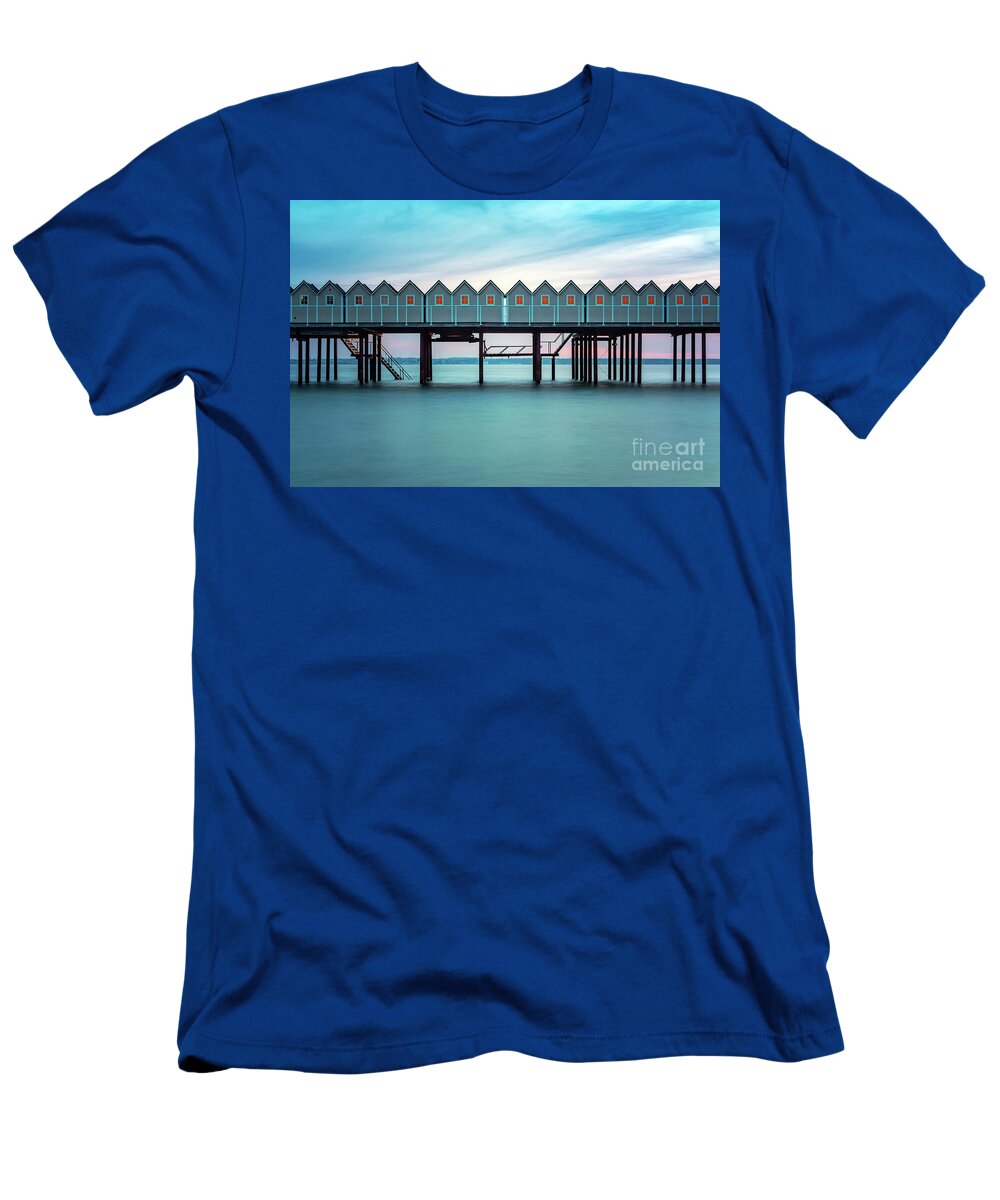 Sweden T-Shirt featuring the photograph Helsingborgs Cold Bathhouse Facade by Antony McAulay