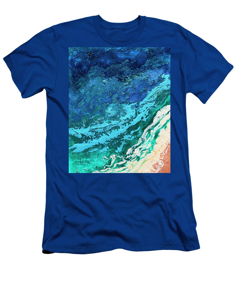 High Tide T-Shirt featuring the painting High Tide by Patricia Beebe