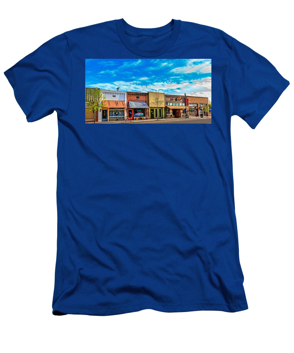 Architecture T-Shirt featuring the photograph Historic Downtown Emmett 01 by Robert Bales
