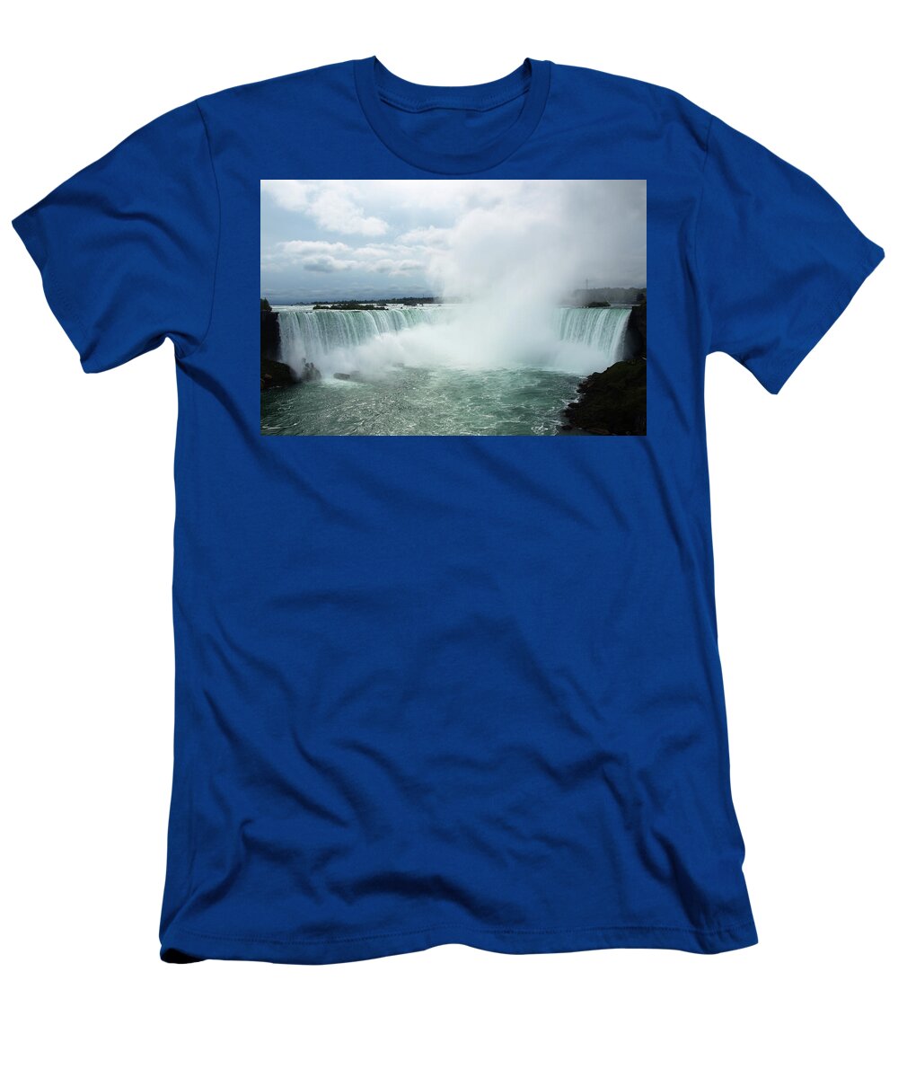 Niagara Falls T-Shirt featuring the photograph Horseshoe Falls by Mary Capriole