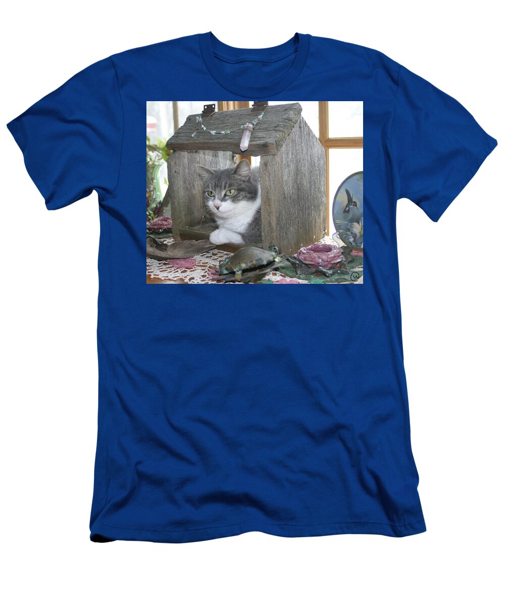 House Cat T-Shirt featuring the photograph House Cat by Bjorn Sjogren