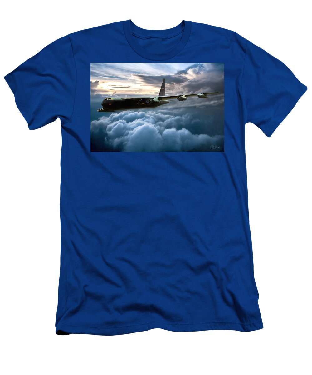 Aviation T-Shirt featuring the digital art I Am Legend B-52 by Peter Chilelli