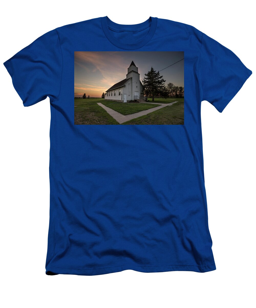 Canon T-Shirt featuring the photograph Immanuel Church by Aaron J Groen