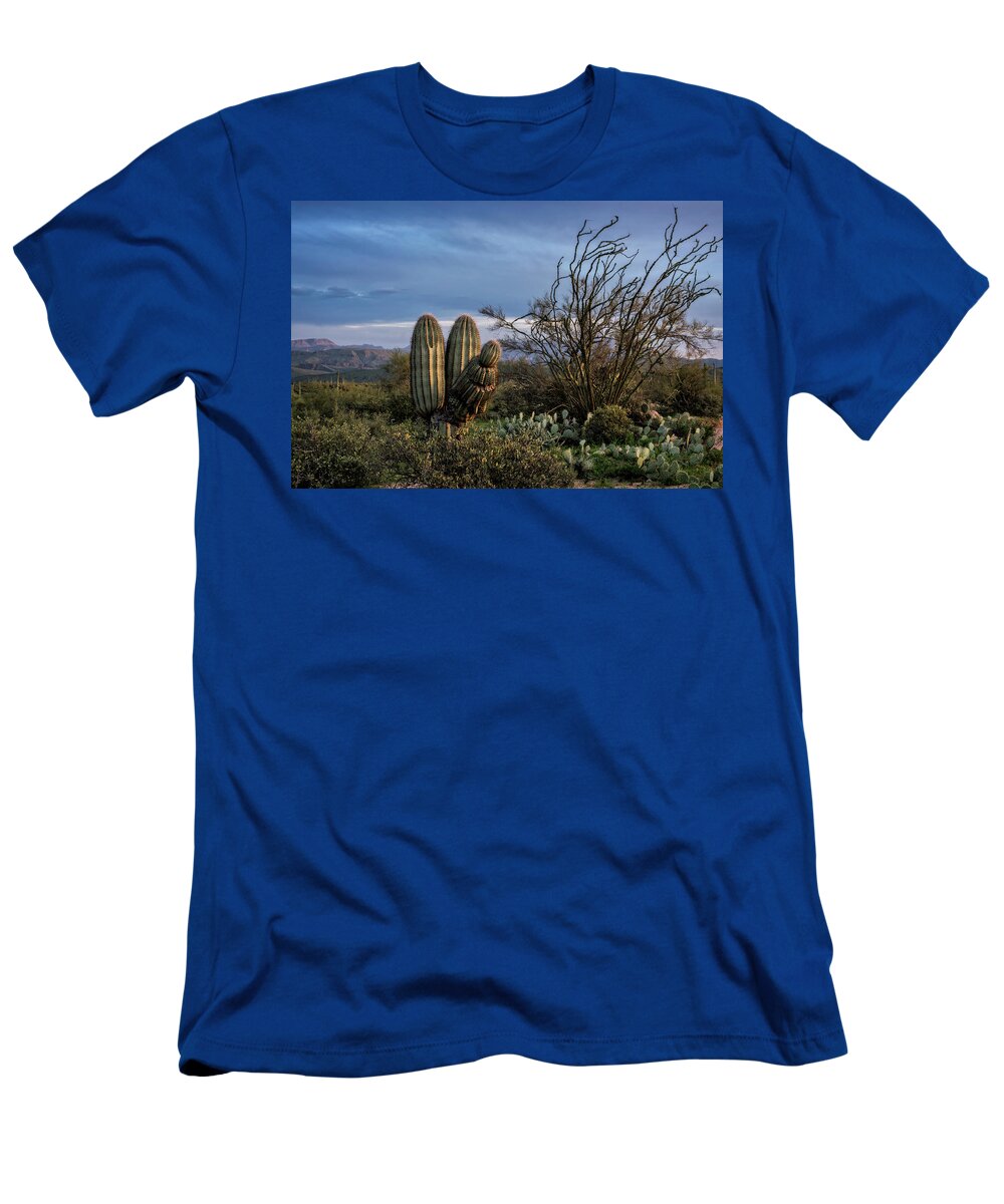 Arizona T-Shirt featuring the photograph In The Green Desert by Saija Lehtonen