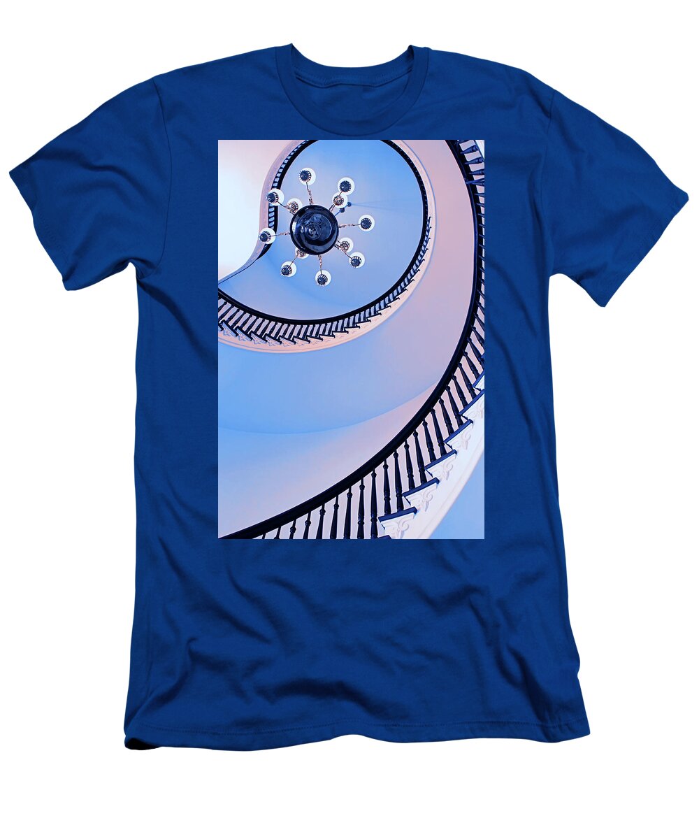 Staircase T-Shirt featuring the photograph Inside The Curve by Iryna Goodall