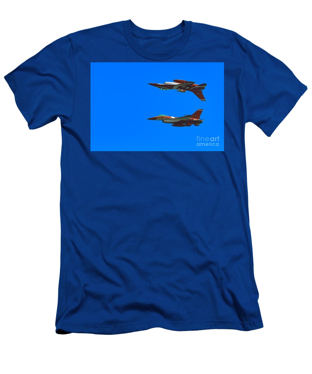 Aerobatics T-Shirt featuring the photograph Inverted by Ray Shiu