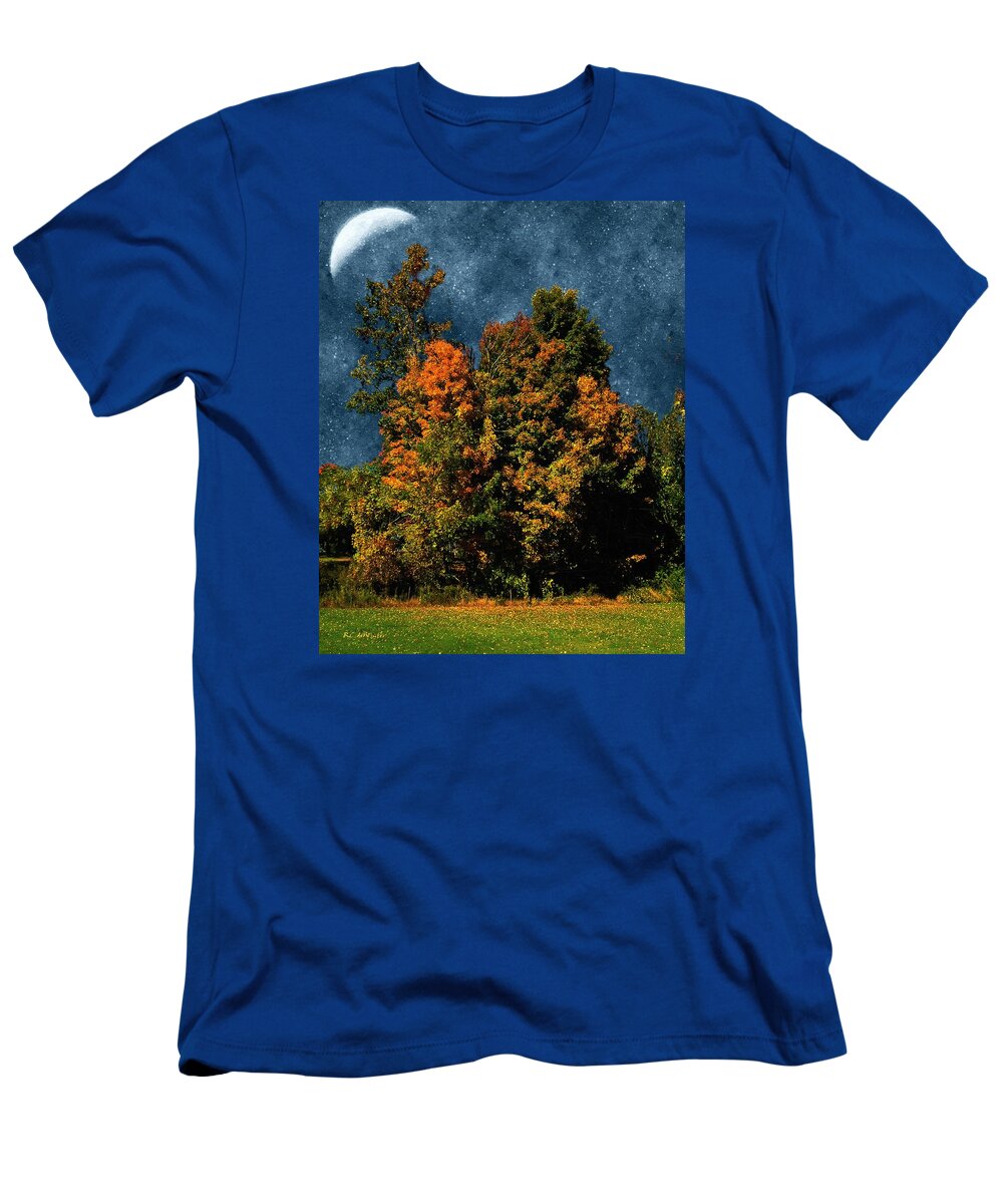 Landscape T-Shirt featuring the painting Jewelled Sky by RC DeWinter