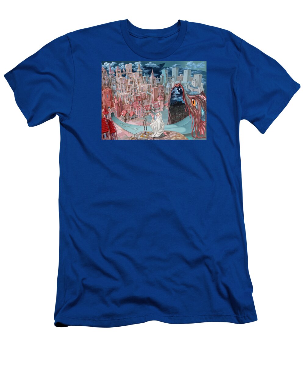 Prophet T-Shirt featuring the painting Jonah by Victor Molev