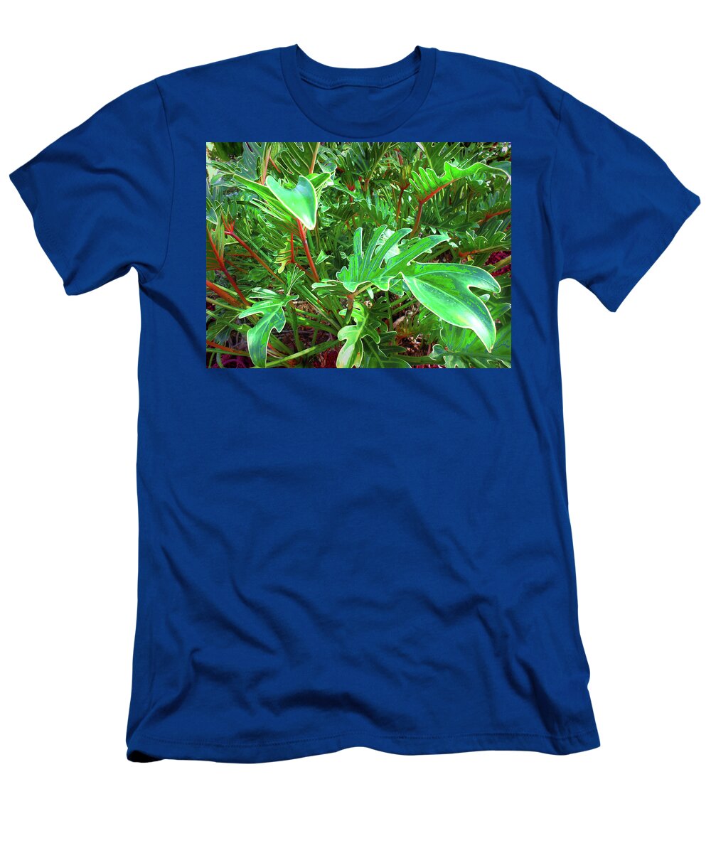 Digital T-Shirt featuring the photograph Jungle Greenery by Ginny Schmidt