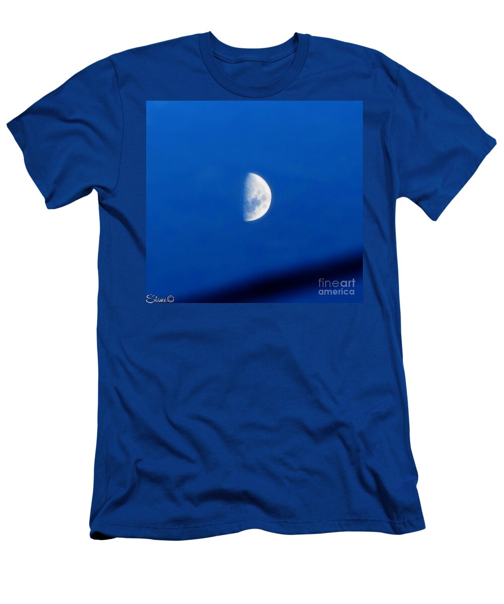 Moon T-Shirt featuring the photograph Kensingtons Moon Reflection 2 by September Stone