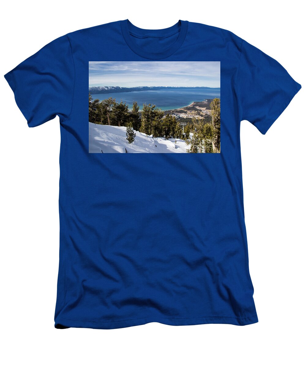 Lake Tahoe T-Shirt featuring the photograph Lake Tahoe Vista by Suzanne Luft
