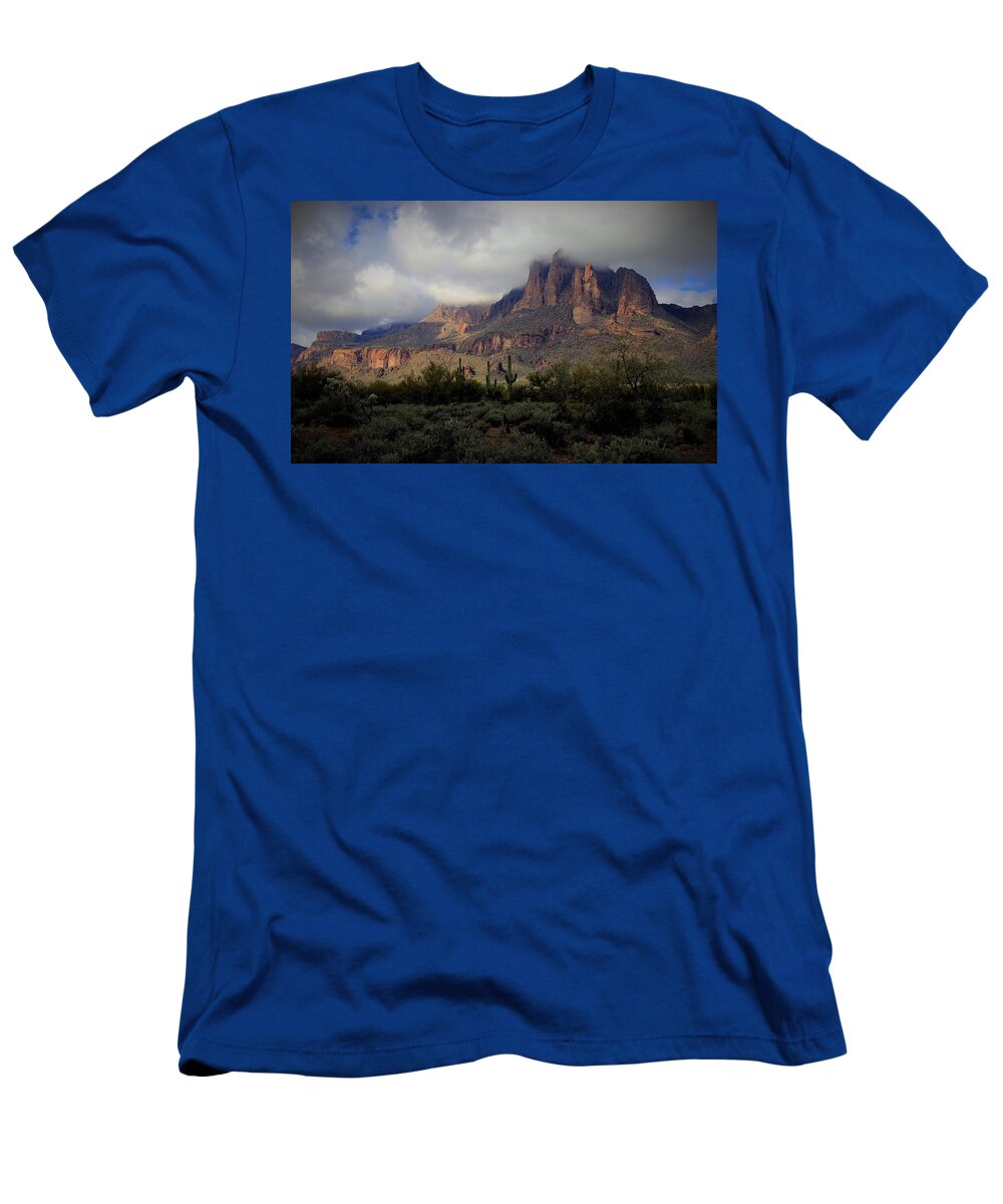 Mountain T-Shirt featuring the photograph Las Tres Hermanas by Hans Brakob
