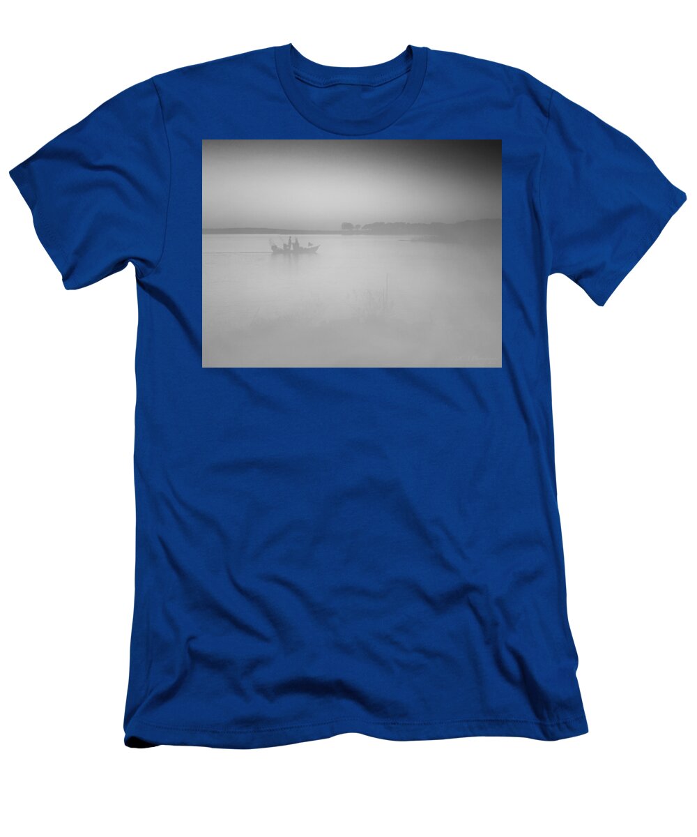 Fog T-Shirt featuring the photograph Last Bite of the Day by Doris Aguirre