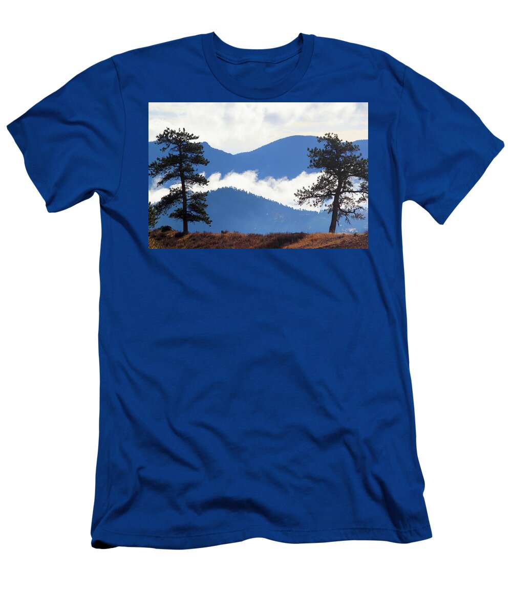 Fog T-Shirt featuring the photograph Layers Of Nature by Shane Bechler