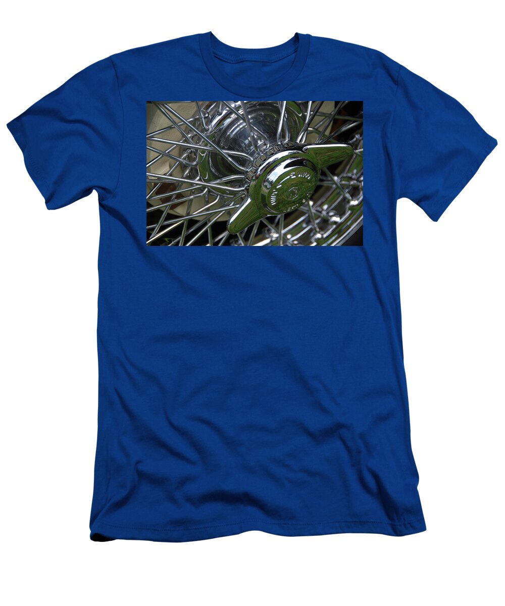 Automobile Bling T-Shirt featuring the photograph Lefty loosey Righty tighty by John Schneider