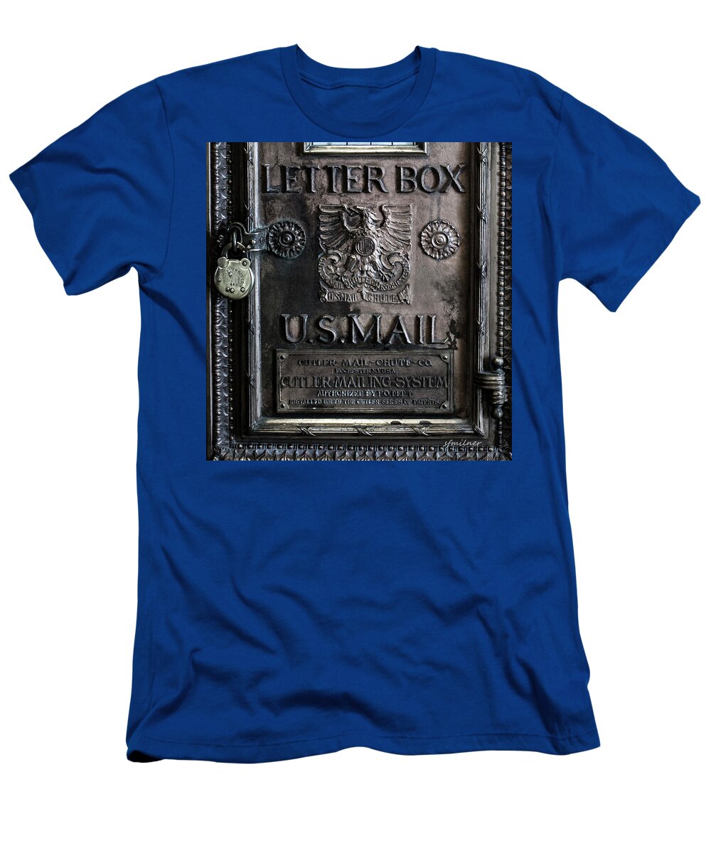 Mail T-Shirt featuring the photograph Letter Box Drop by Steven Milner