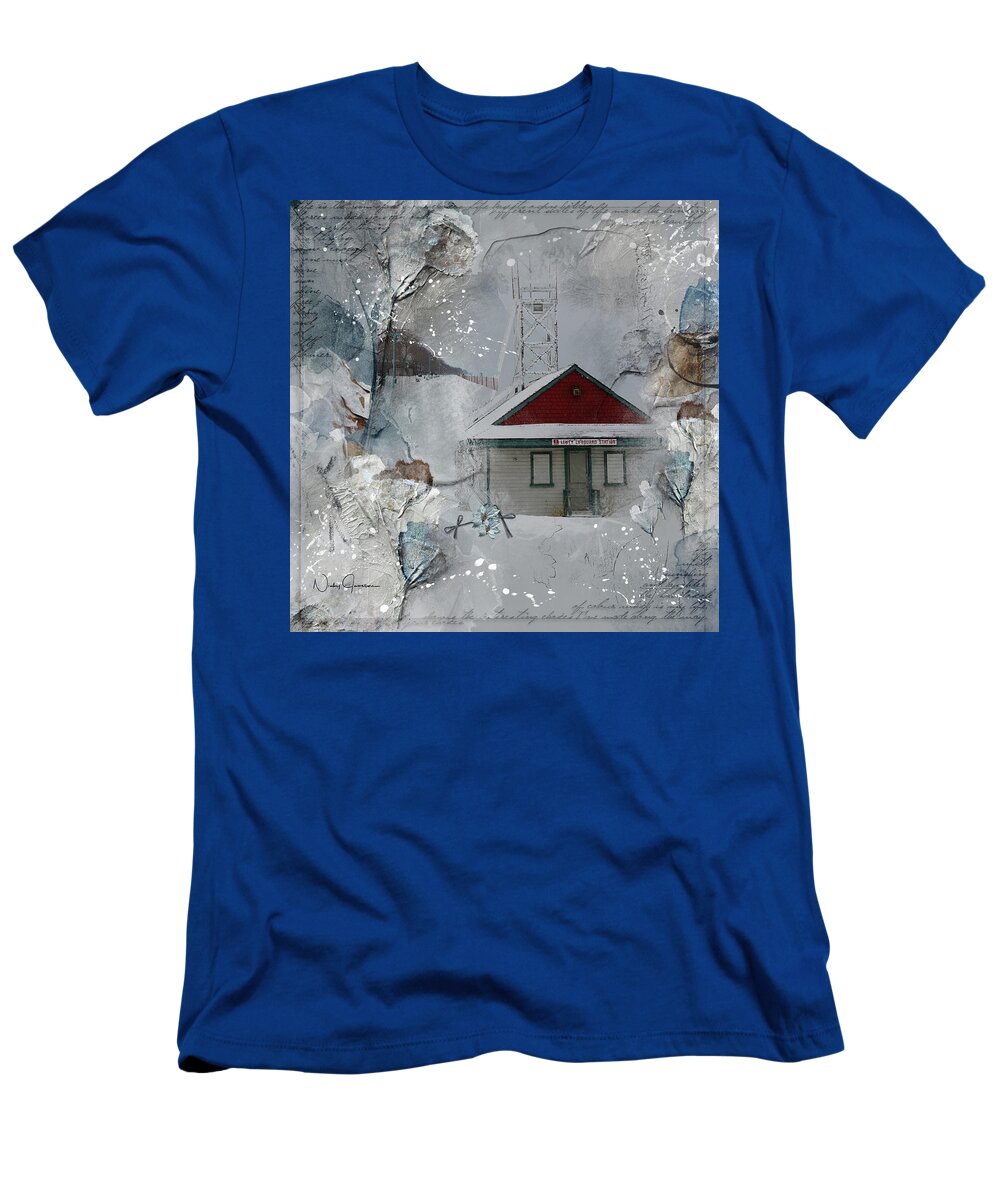 Toronto T-Shirt featuring the digital art Lifeguard Station by Nicky Jameson