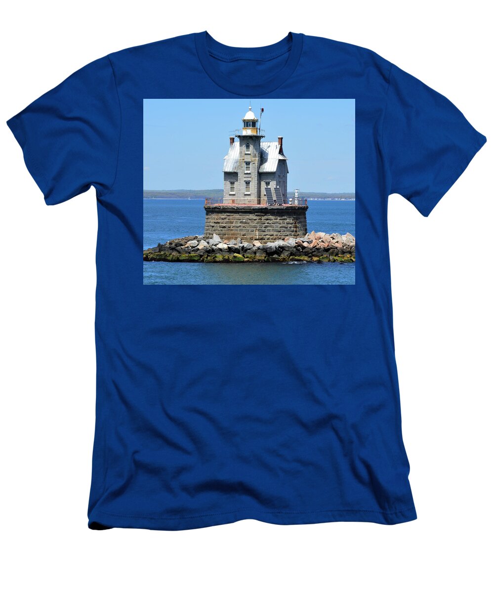 Lighthouse T-Shirt featuring the photograph Lighthouse 2-C by Charles HALL