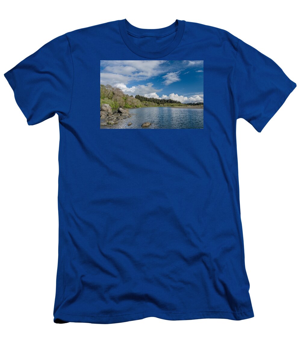 Trinidad T-Shirt featuring the photograph Little River in Spring by Greg Nyquist