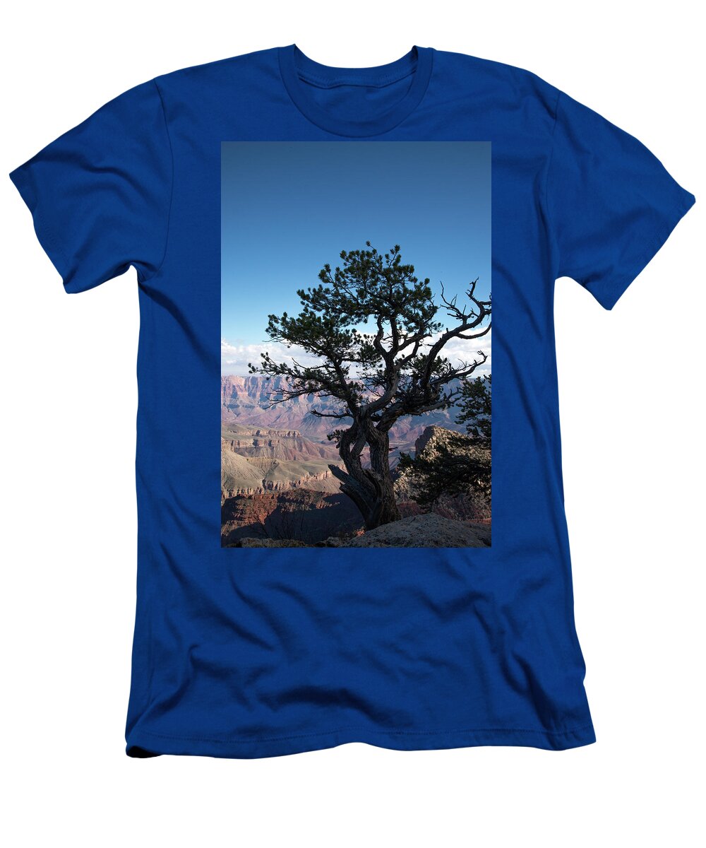 Grand Canyon National Park T-Shirt featuring the photograph Lone Tree 2 by Frank Madia