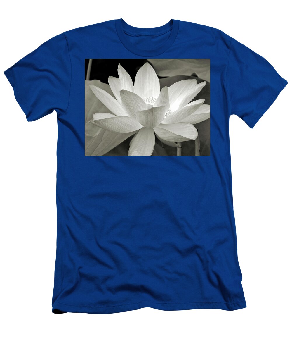Lotus T-Shirt featuring the photograph Lotus by Jennifer Wheatley Wolf