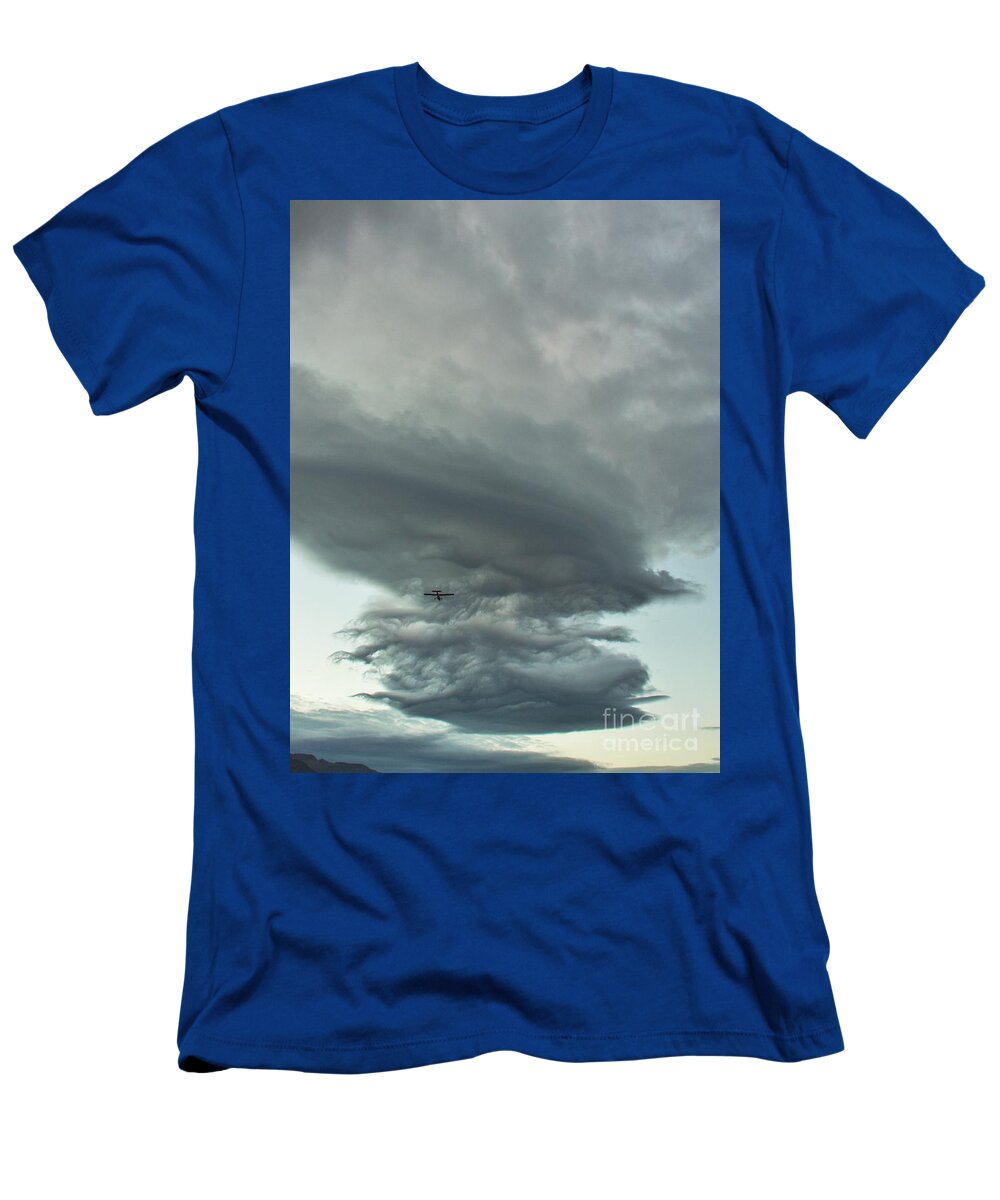 Lenticular Clouds T-Shirt featuring the photograph Lucky Day by Angela J Wright