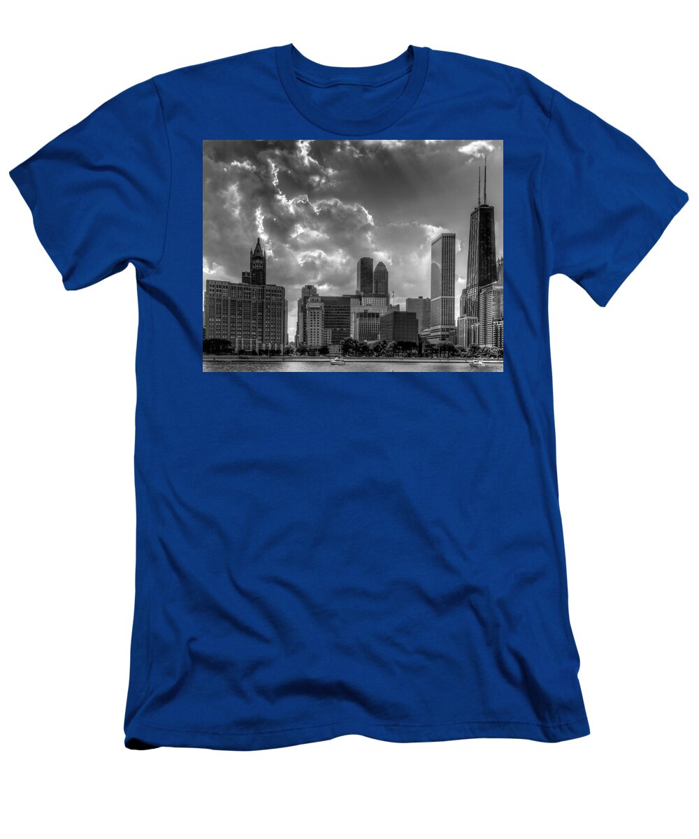 Chicago T-Shirt featuring the photograph Luminous Chicago by John Roach