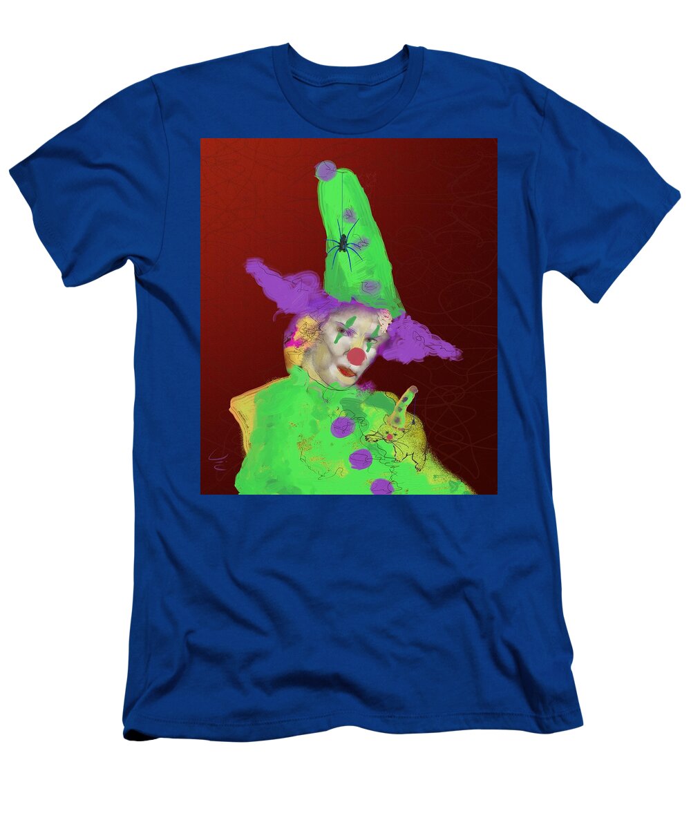 Victor Shelley T-Shirt featuring the painting Madge IN Costume by Victor Shelley