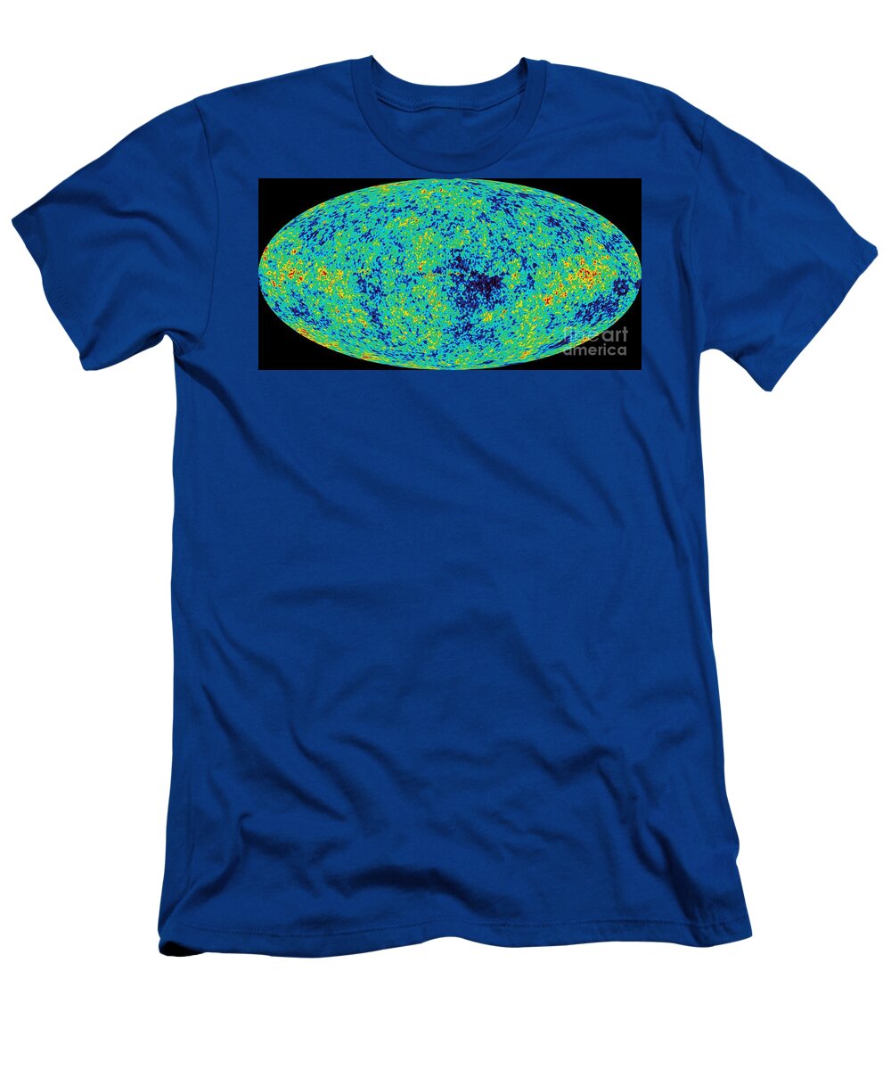 Age T-Shirt featuring the photograph Map Microwave Background by NASA Science Source