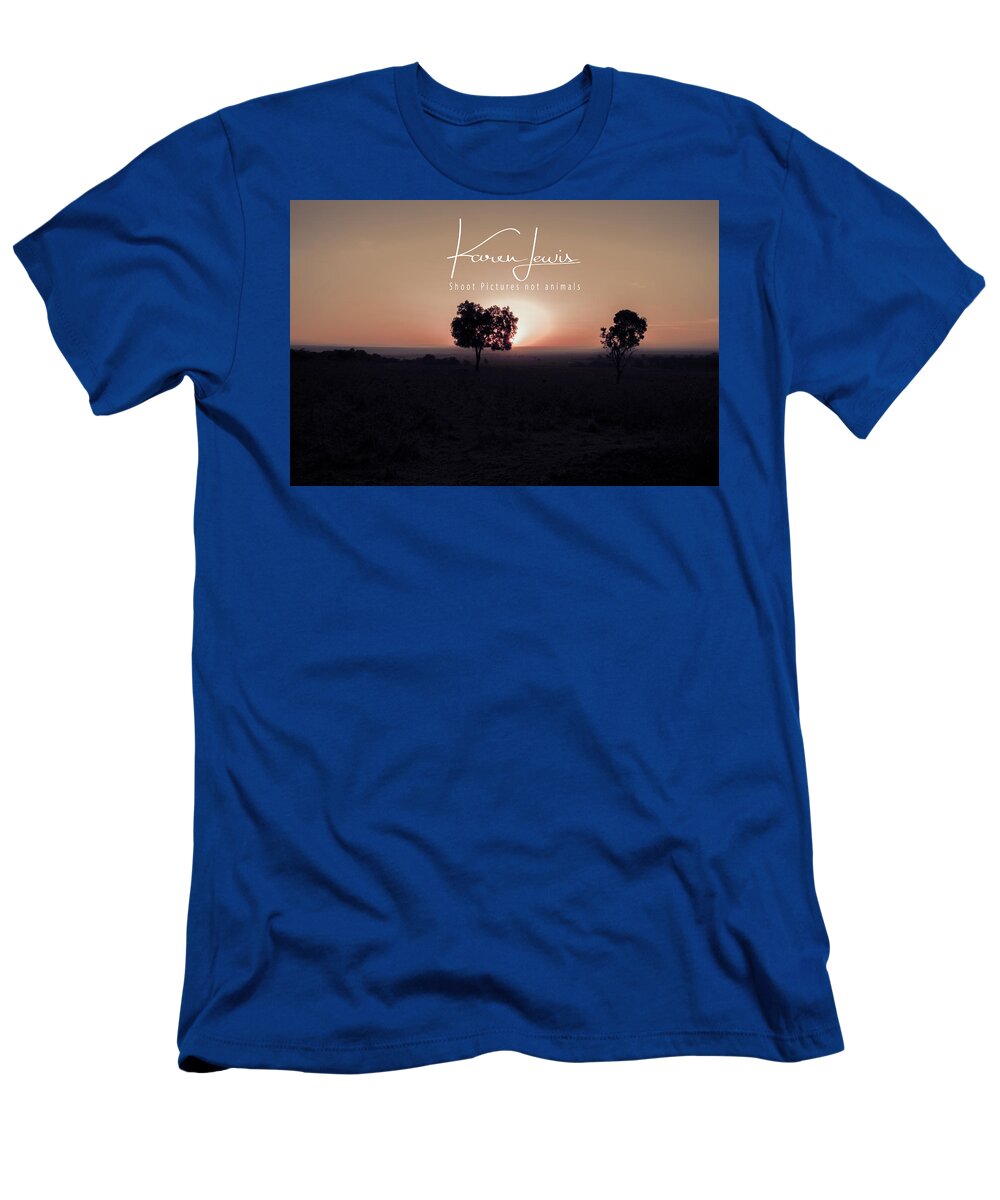 Masai Mara T-Shirt featuring the photograph Mara Morning by Karen Lewis
