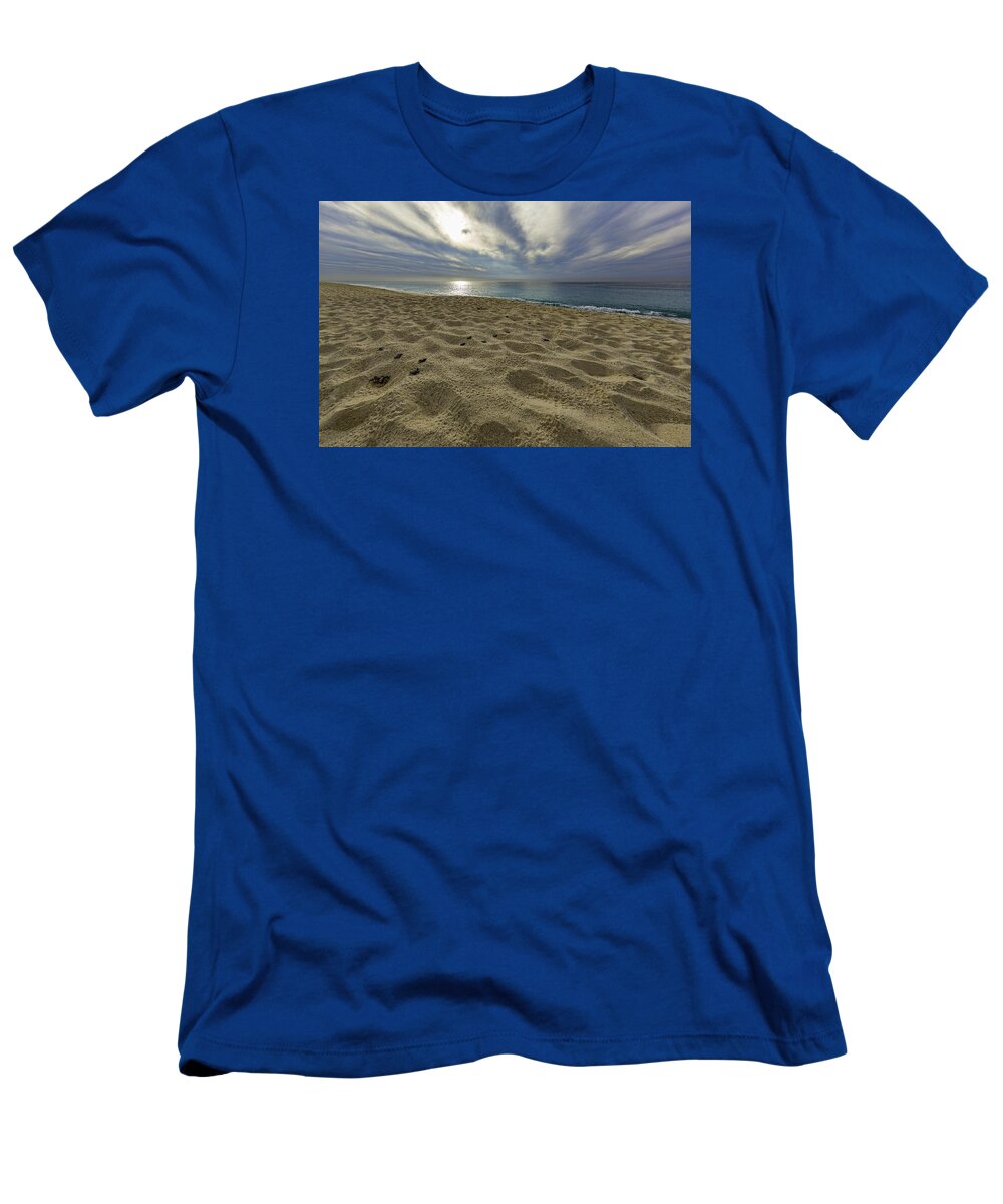 Sea Turtles T-Shirt featuring the photograph March To The Sea by Mark Harrington